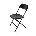 Arriendo Sillas Plegables Negra