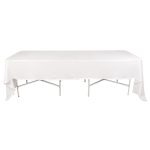Arriendo Mantel Rectangular Blanco